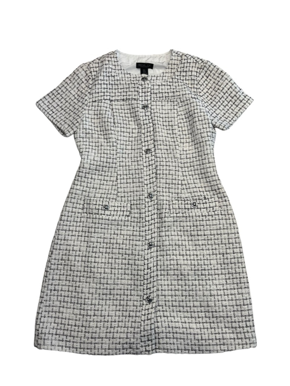 Rachel Zoe Black and White Tweed Dress NWOT Size 6